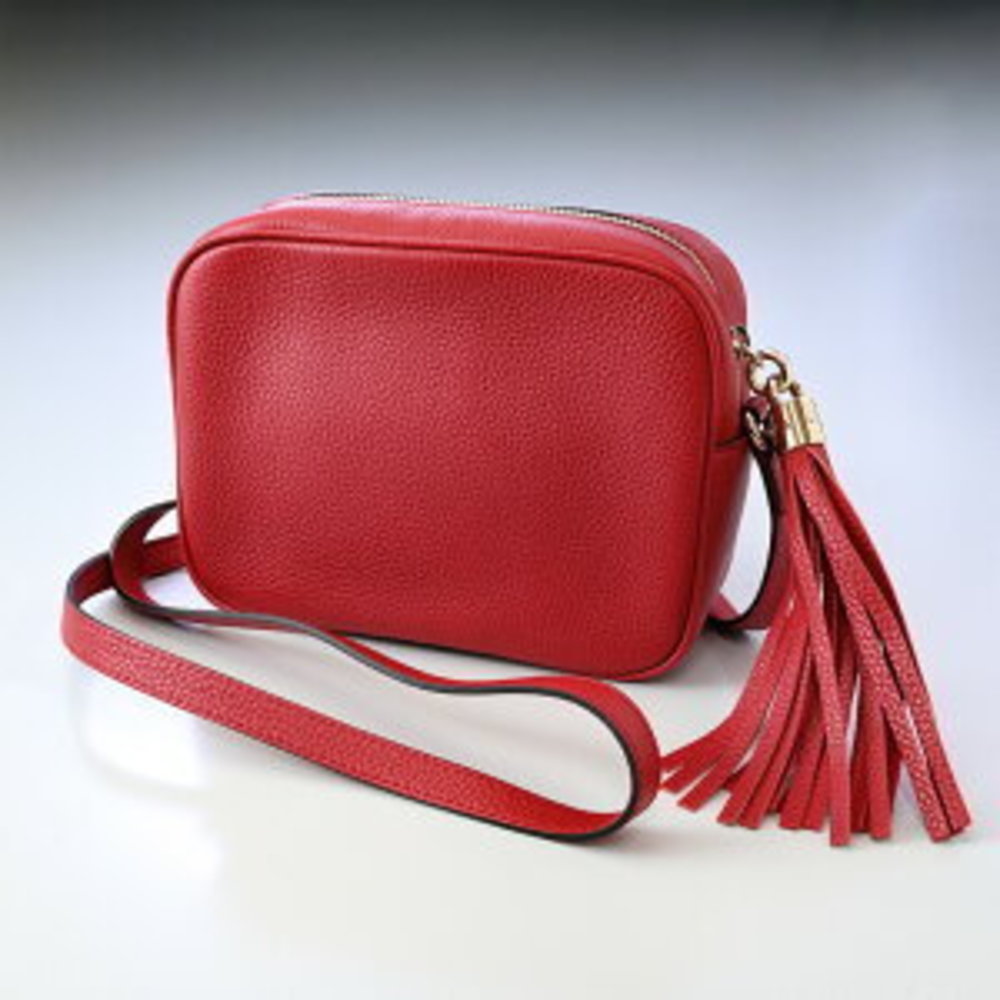Gucci Soho Disco Bag Shoulder Bag Red